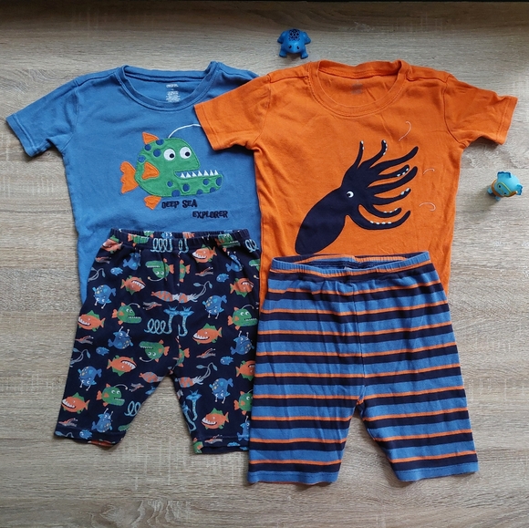 Angler & octopus Gymboree pjs size 12 - Picture 7 of 16